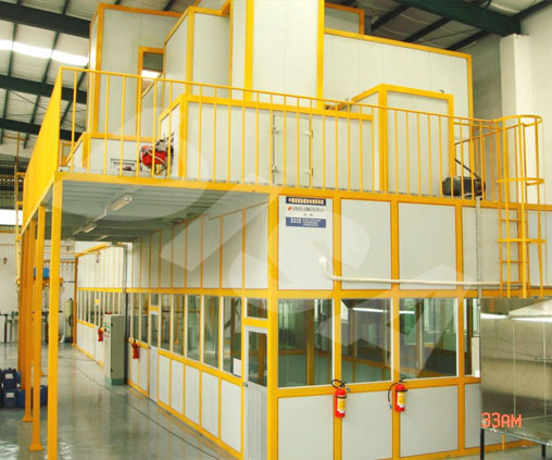 Powder coating line for lighting LED_04