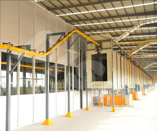 Powder coating line for cabinet_04