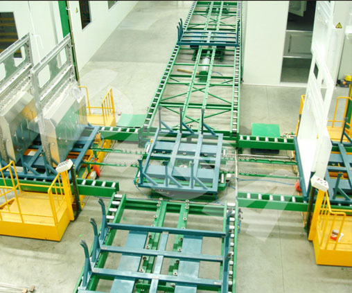 Powder coating line for complex product_07
